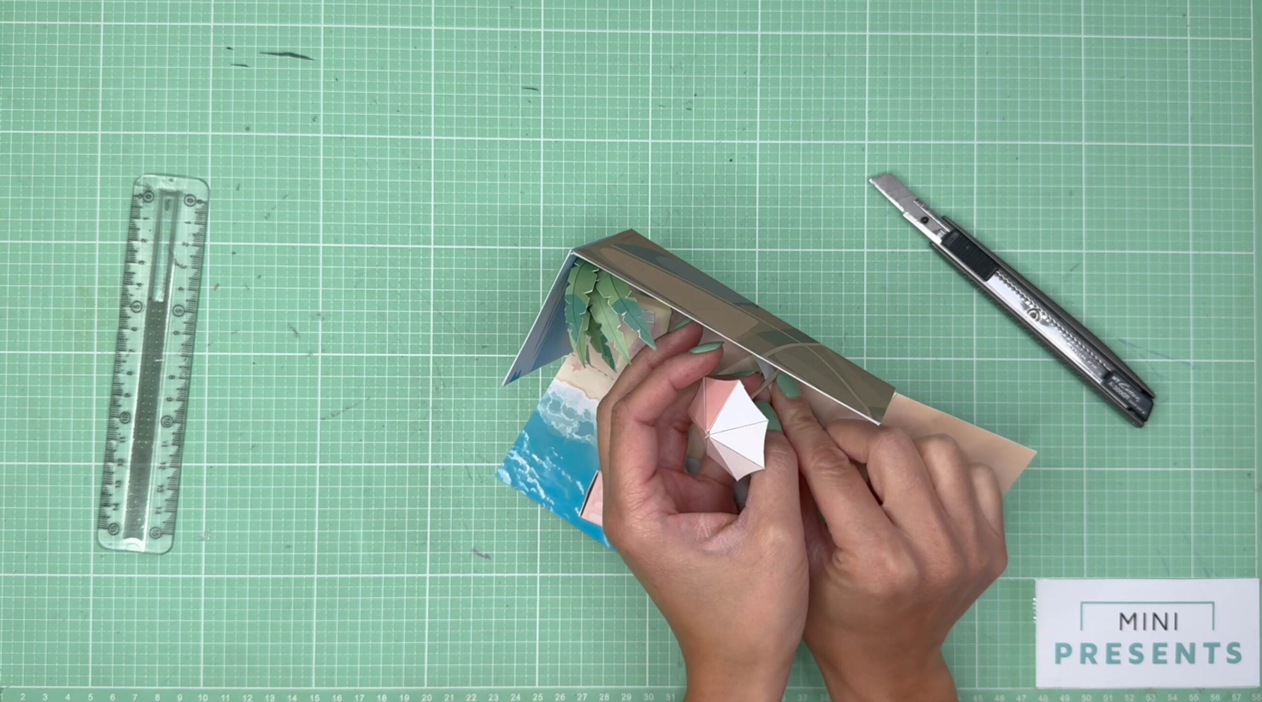 Urlaubsgutschein basteln