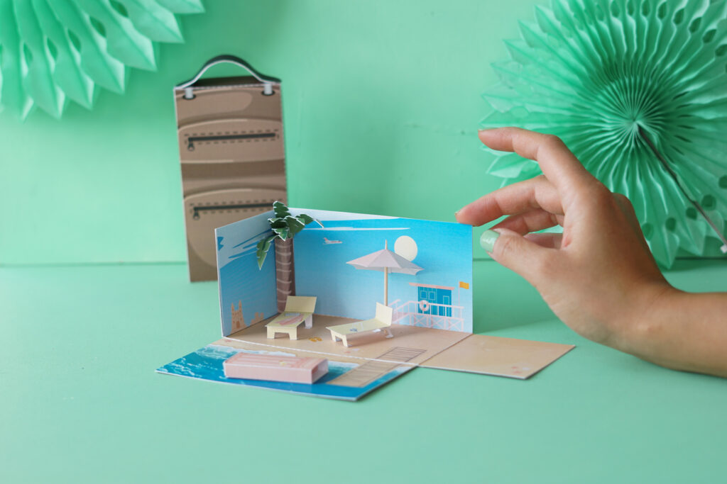 Urlaub Gutschein Explosionsbox