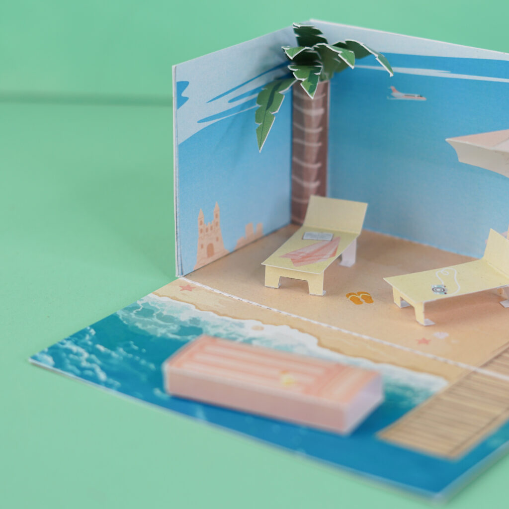 Urlaubsgutschein basteln