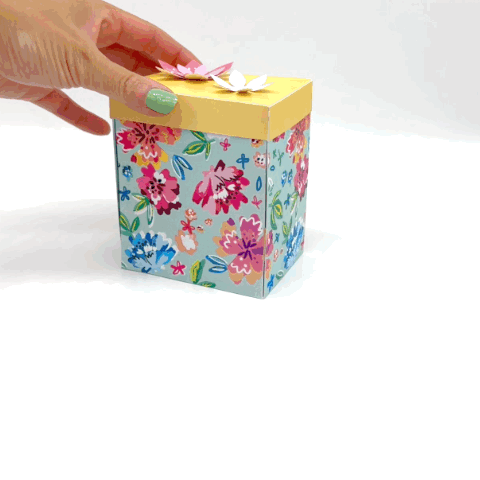 Pop Up Blumen Box basteln