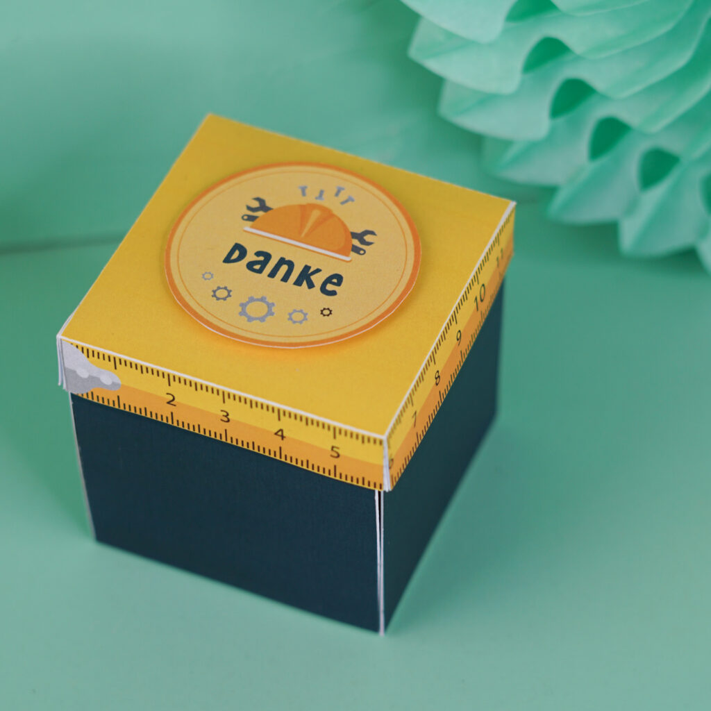 Explosionsbox Danke Handwerker