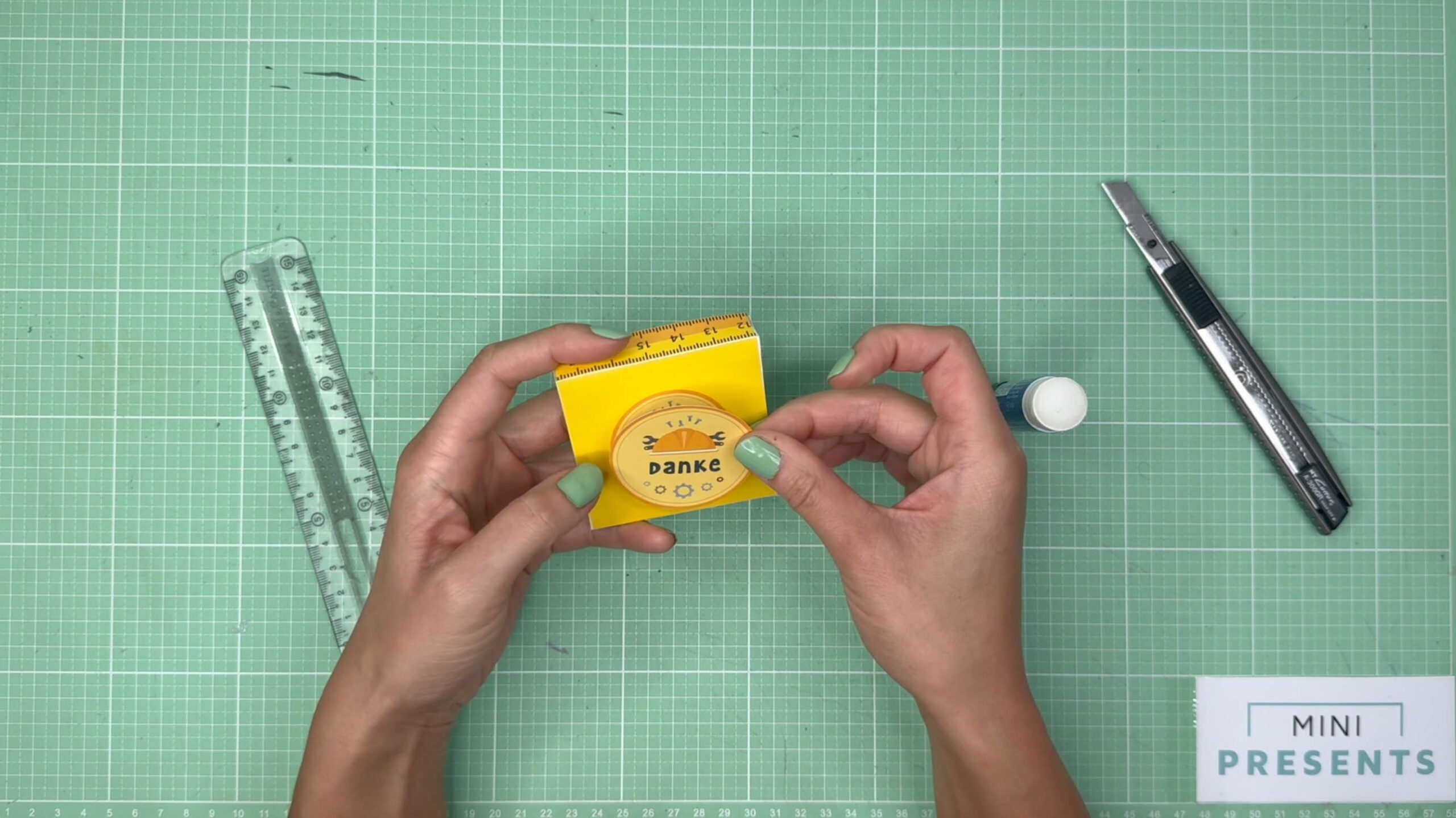 Dankeschön Explosionsbox Handwerker Trinkgeld