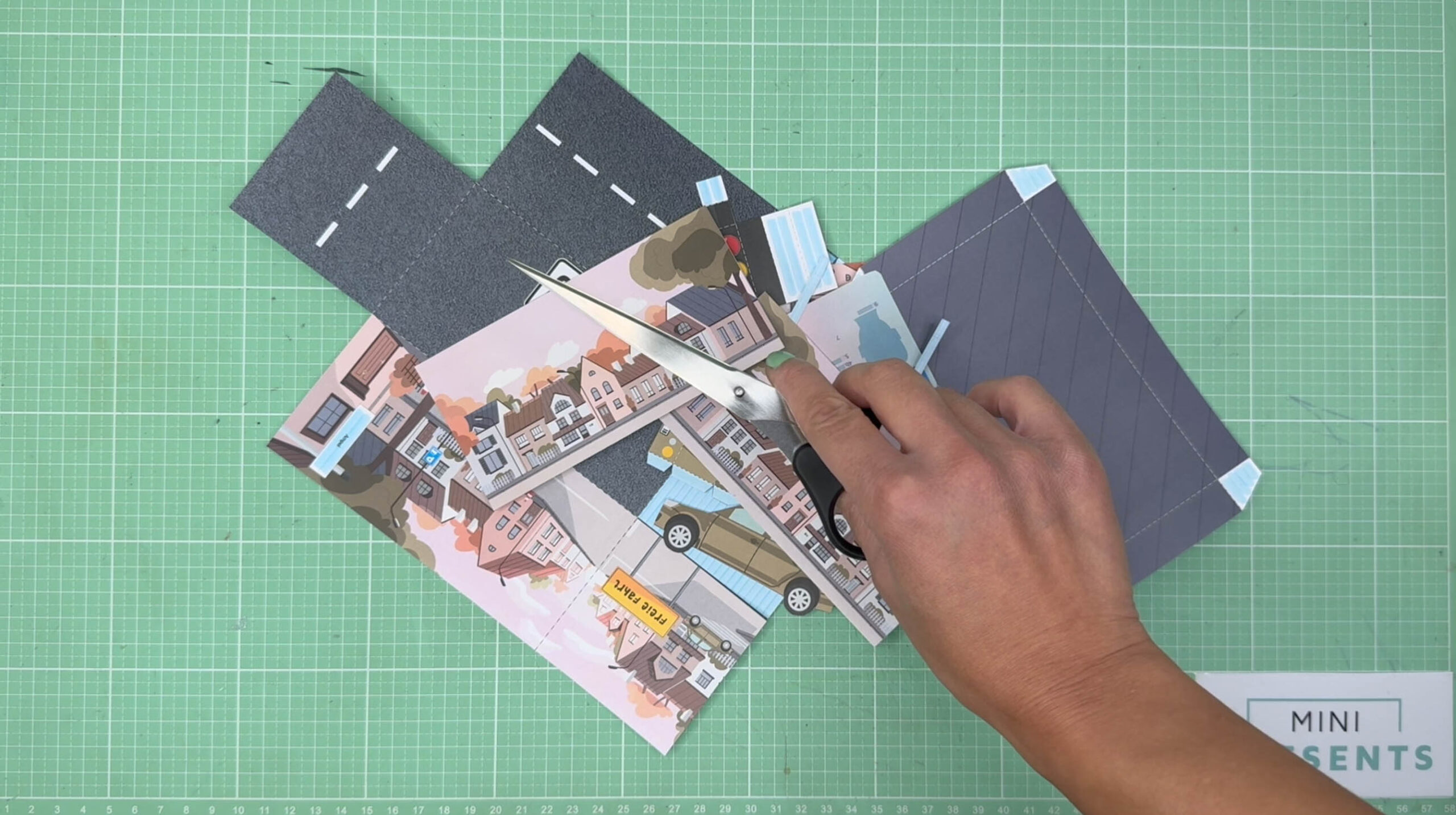 Bastelanleitung Führerschein Geldgeschenk Explosionsbox basteln