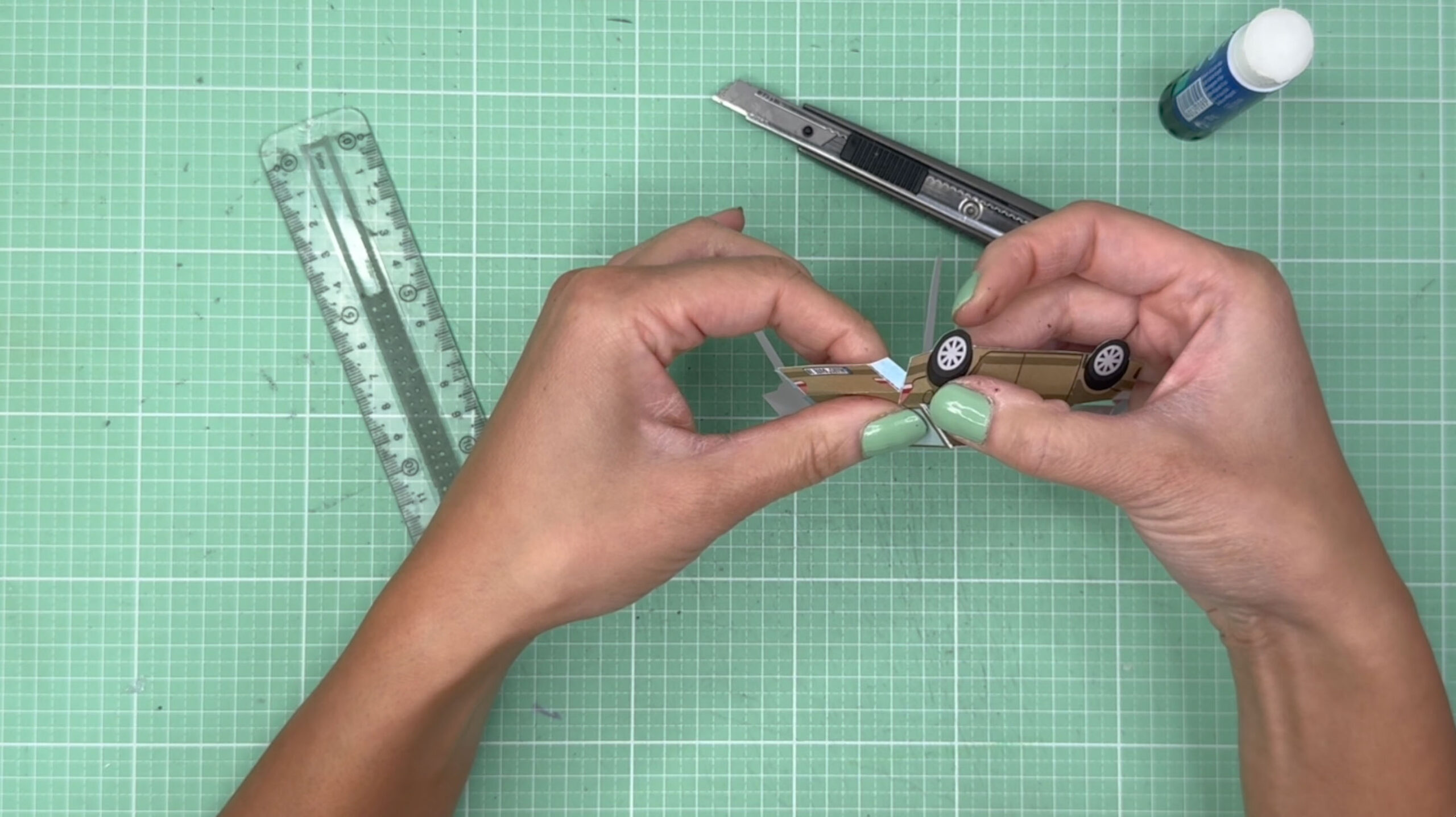 Bastelanleitung Führerschein Geldgeschenk Explosionsbox basteln