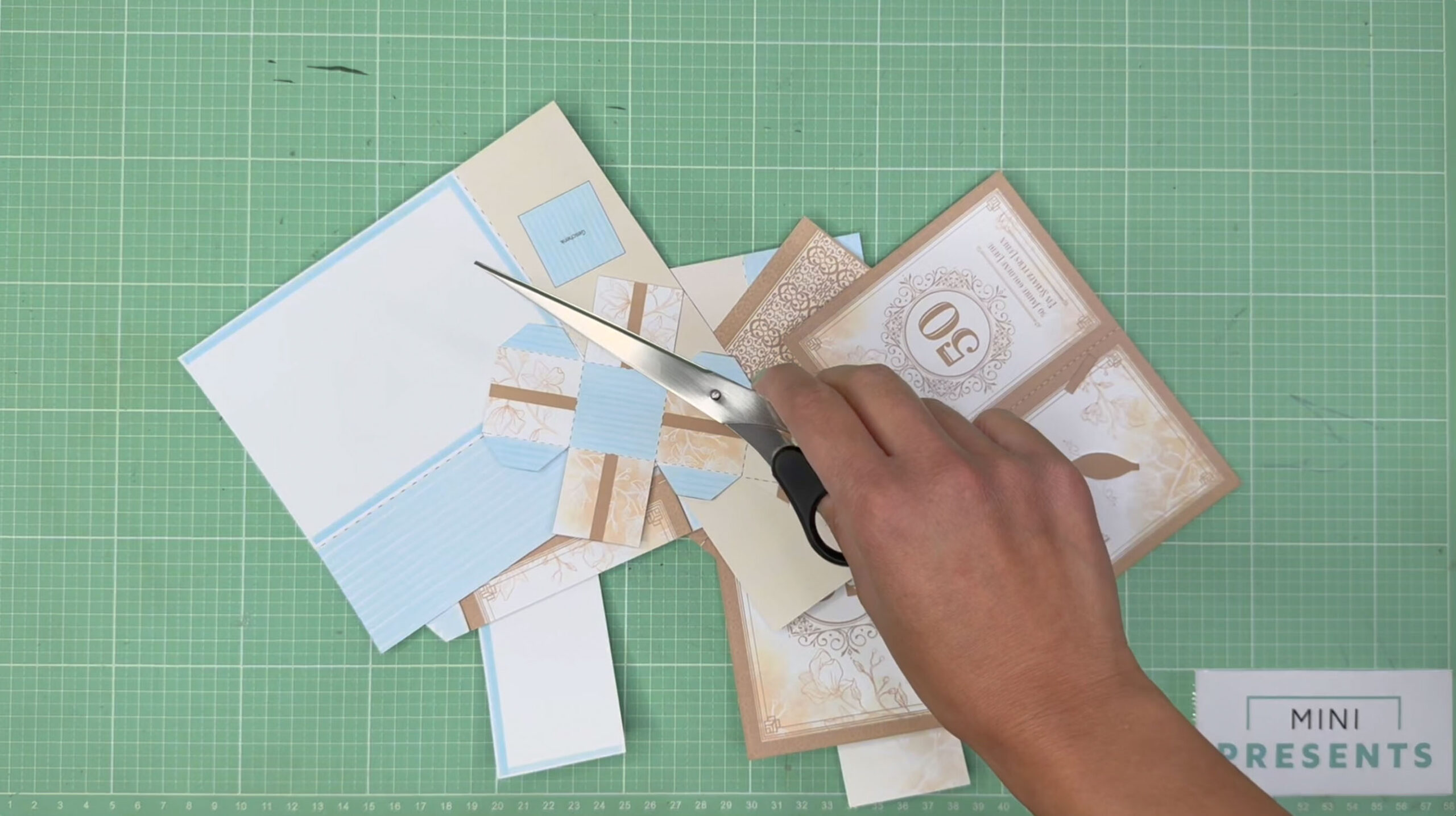 Geschenk Goldhochzeit basteln