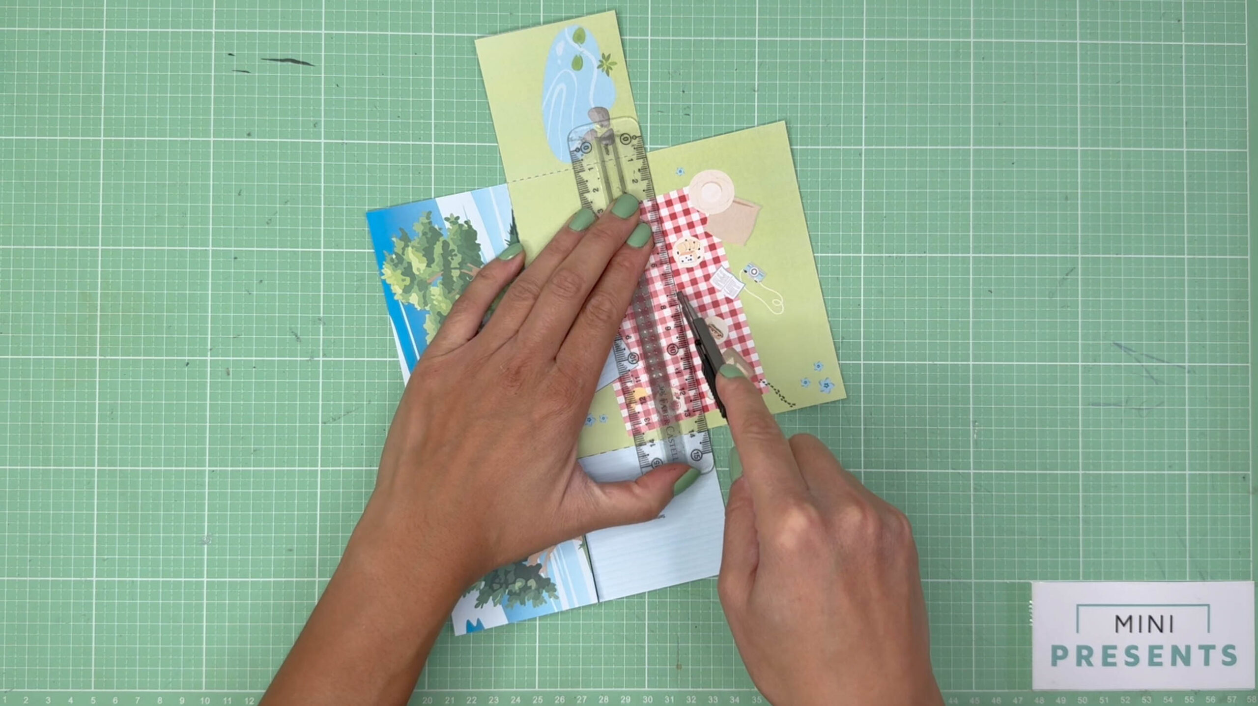 Picknick Gutschein basteln mit Anleitung
