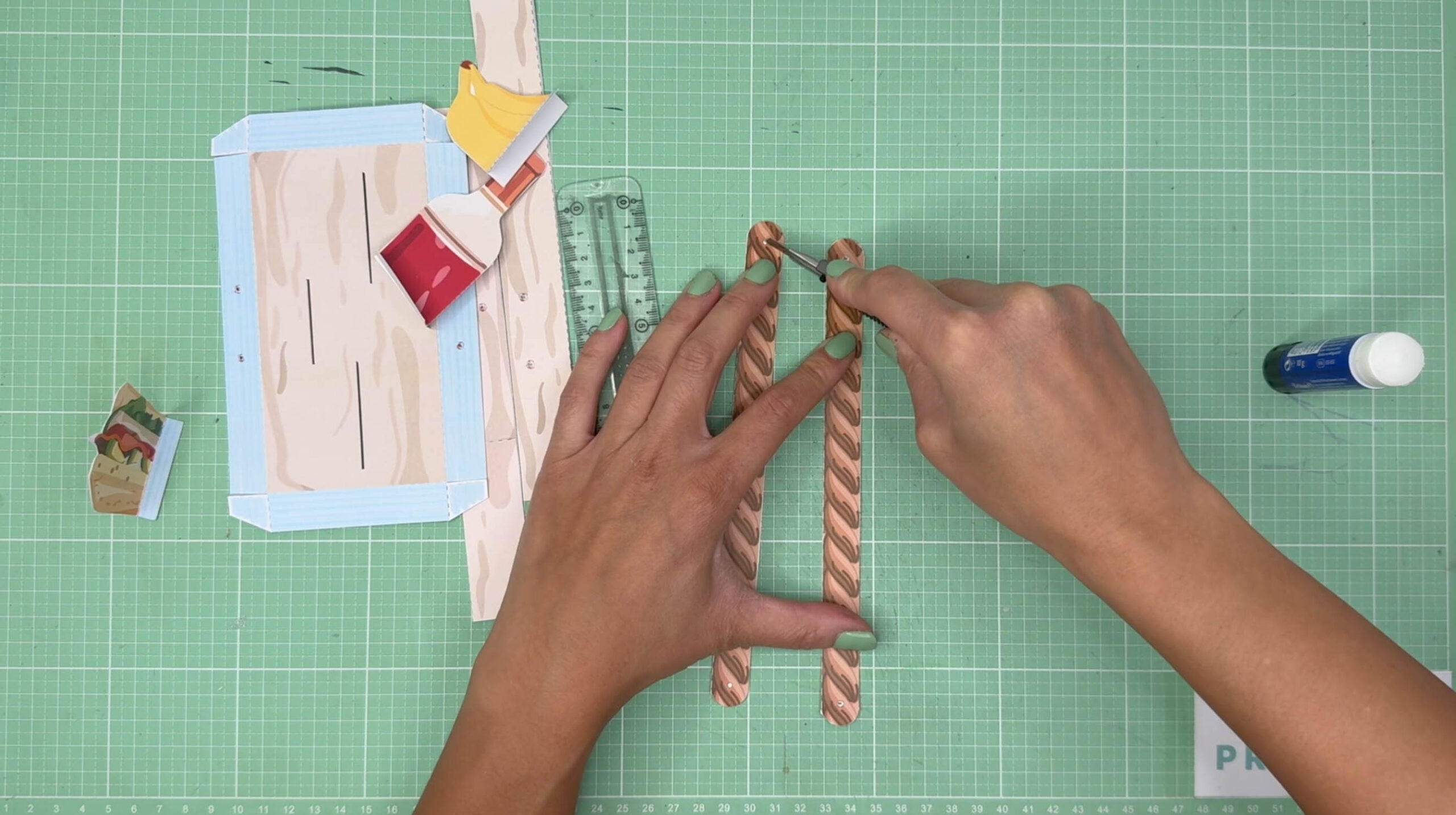 Picknick Geschenkverpackung basteln