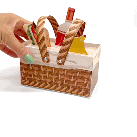 Picknick Gutschein Pop Up Box