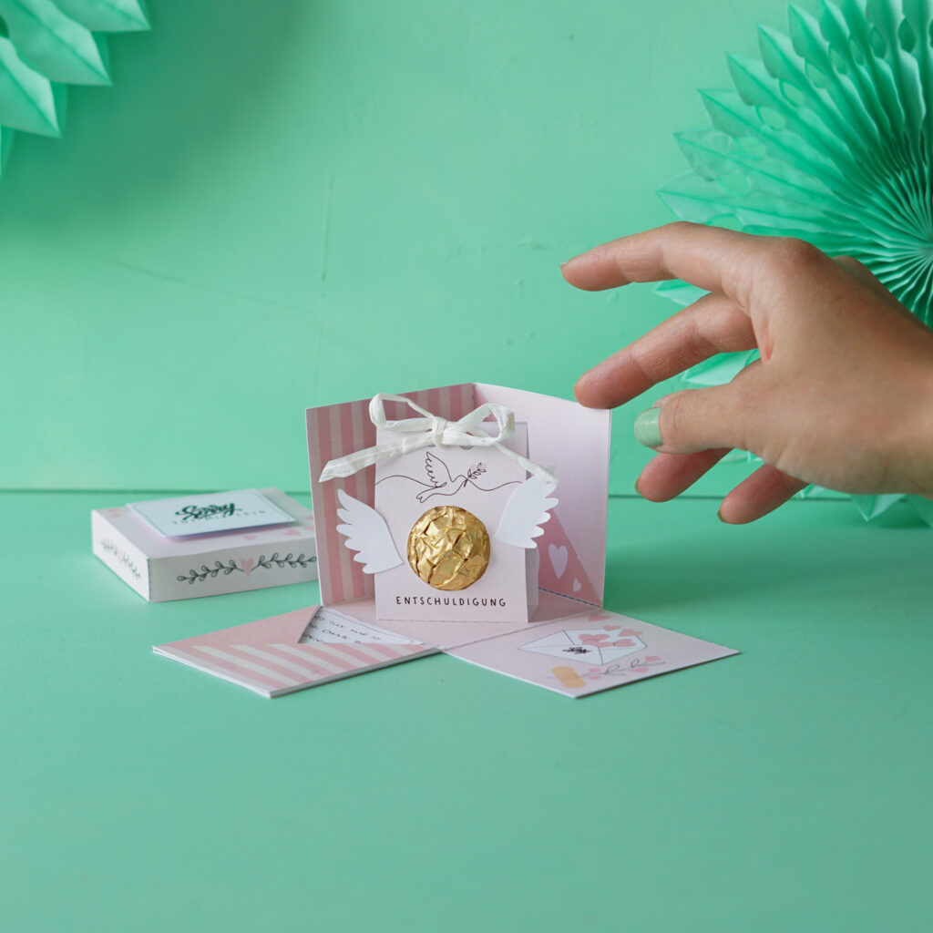 DIY Explosionsbox Sorry