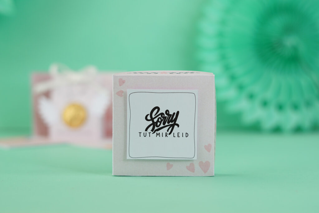 Entschuldigung basteln