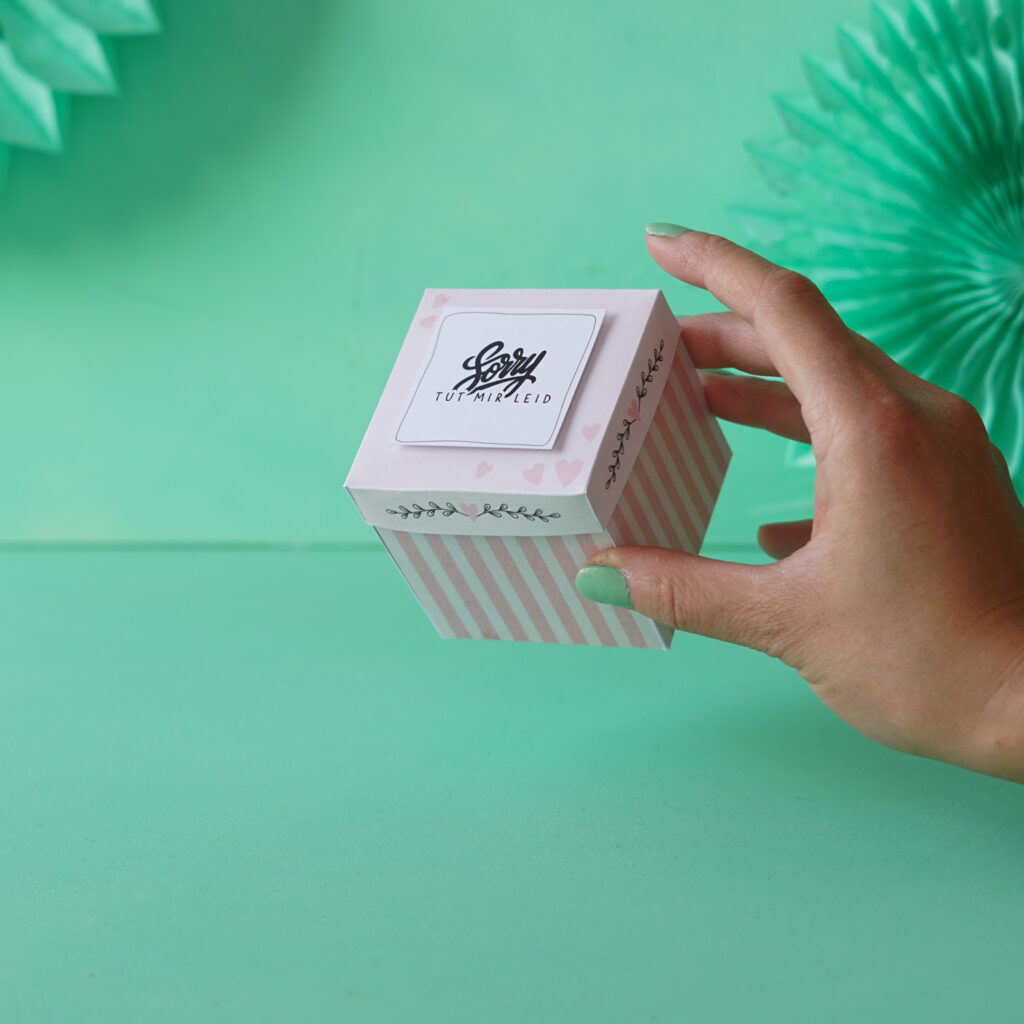 Entschuldigung Geschenk