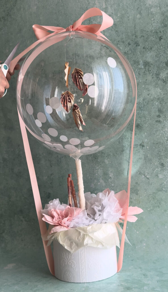 Geldgeschenk Luftballon Hochzeit basteln