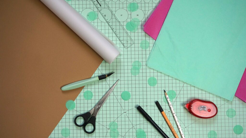 Material zum Konfetti Karte selber basteln