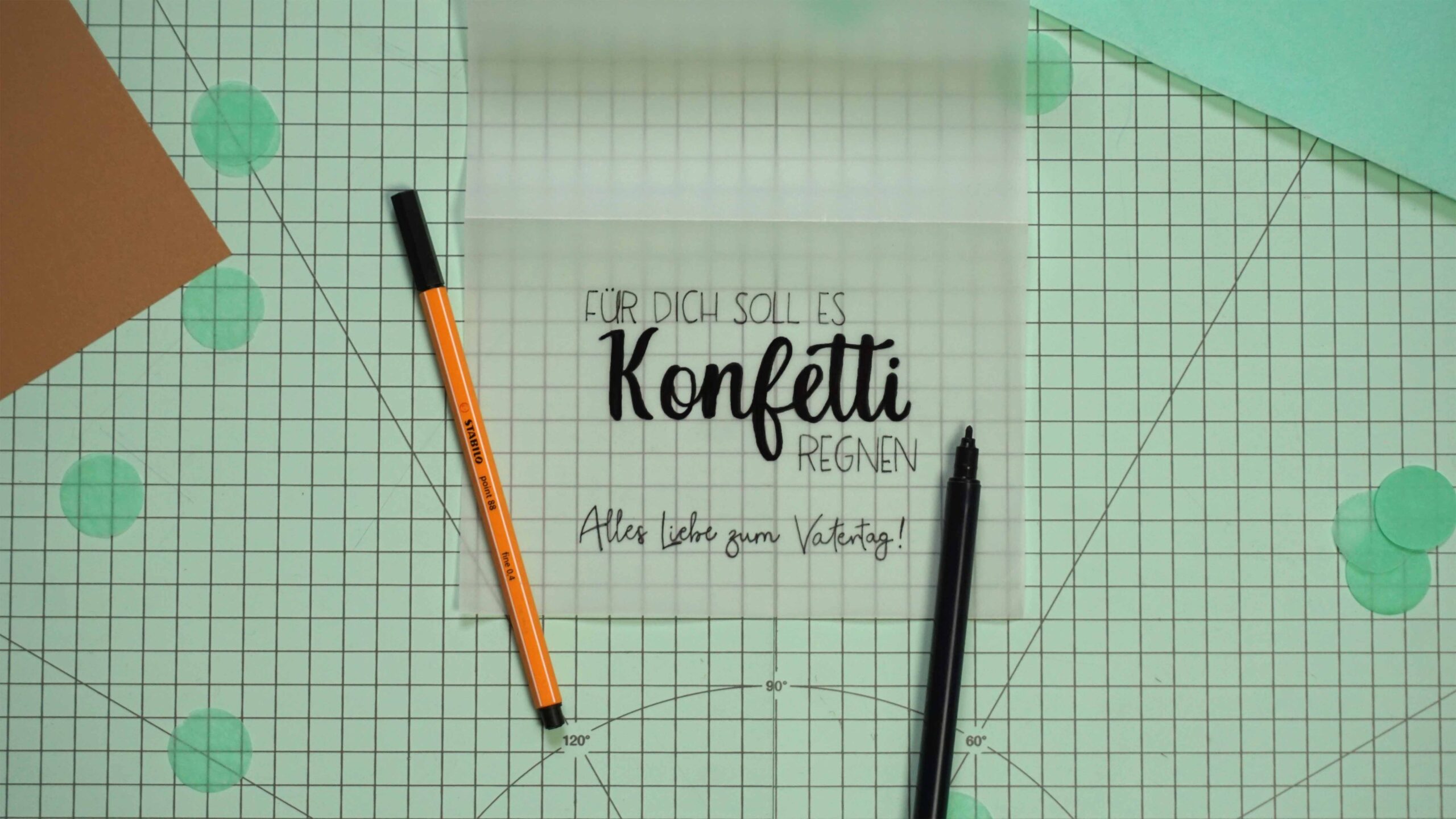 DIY Karte zum Vatertag selber basteln