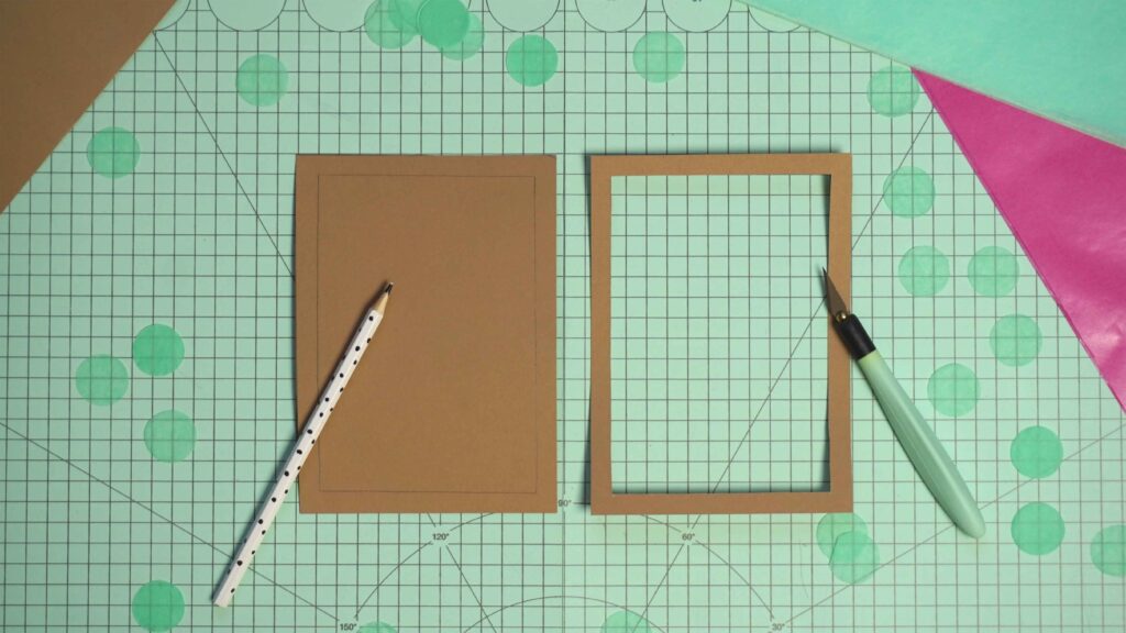 Rahmen für Konfetti Karte