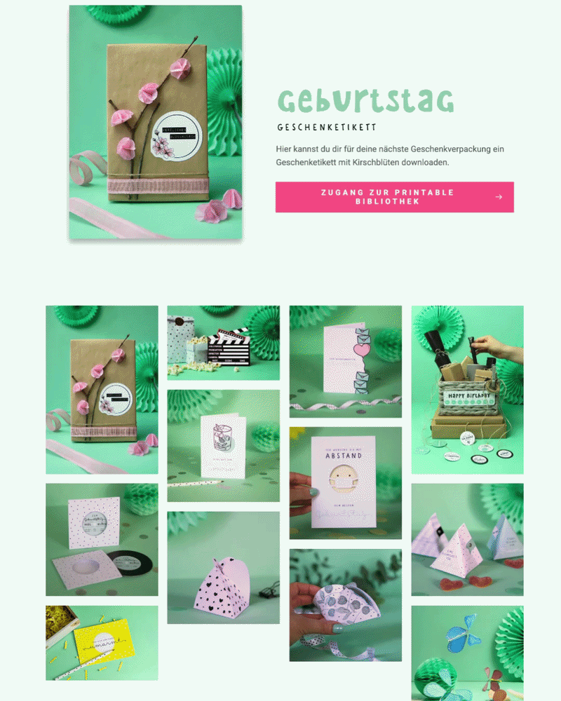 mini presents bastelvorlagen bibliothek