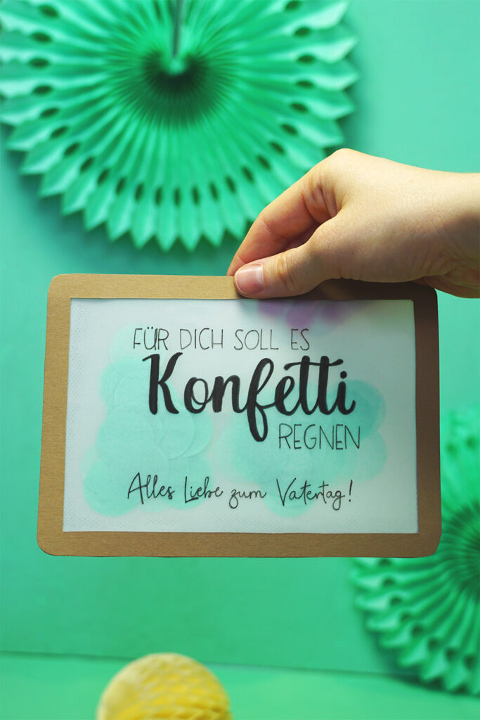 Karte zum Vatertag