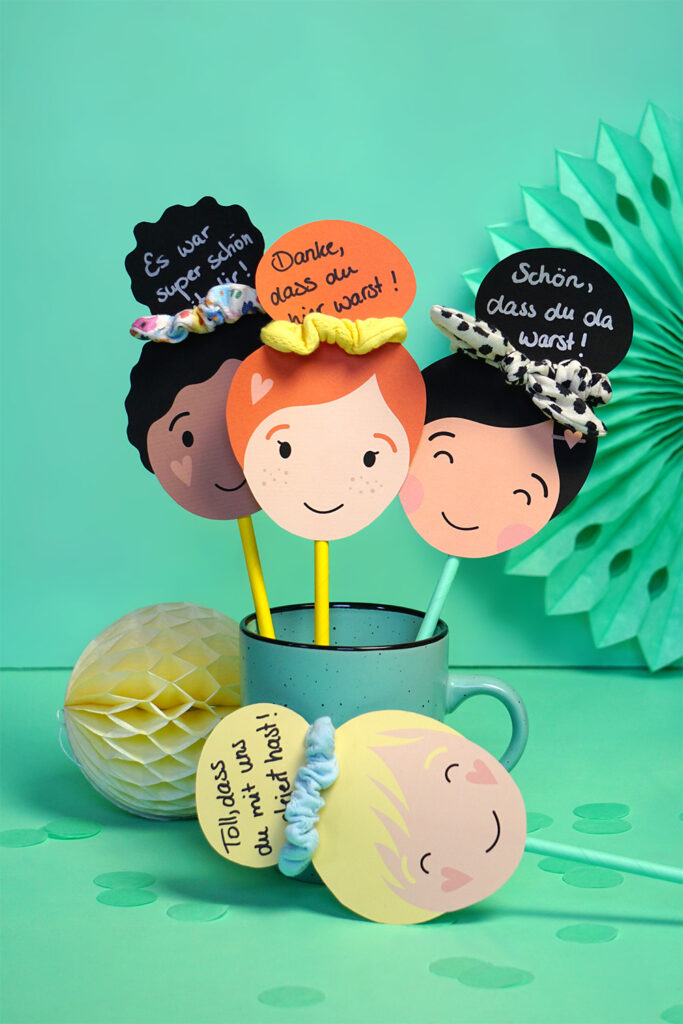 DIY Haargummi Geschenk