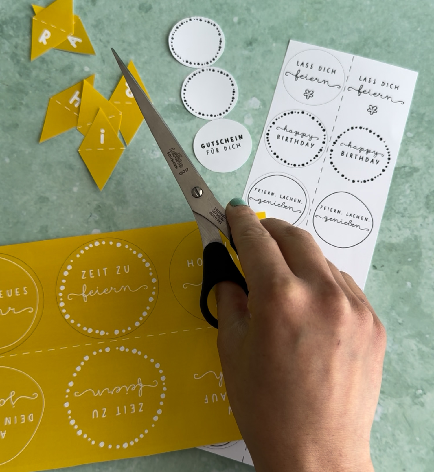 Gutschein Geschenk basteln Geburtstag Schwester