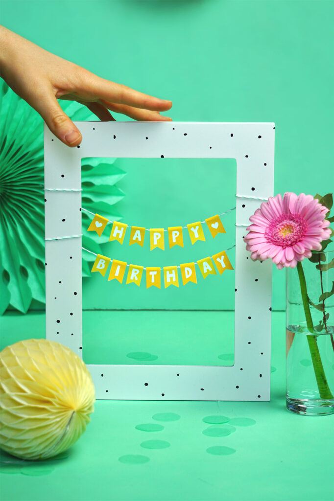 DIY Mini-Girlande zum Geburtstag