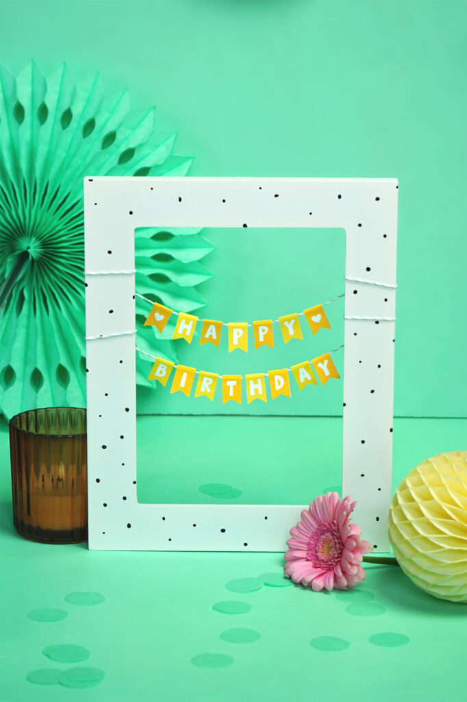 DIY Mini-Girlande zum Geburtstag