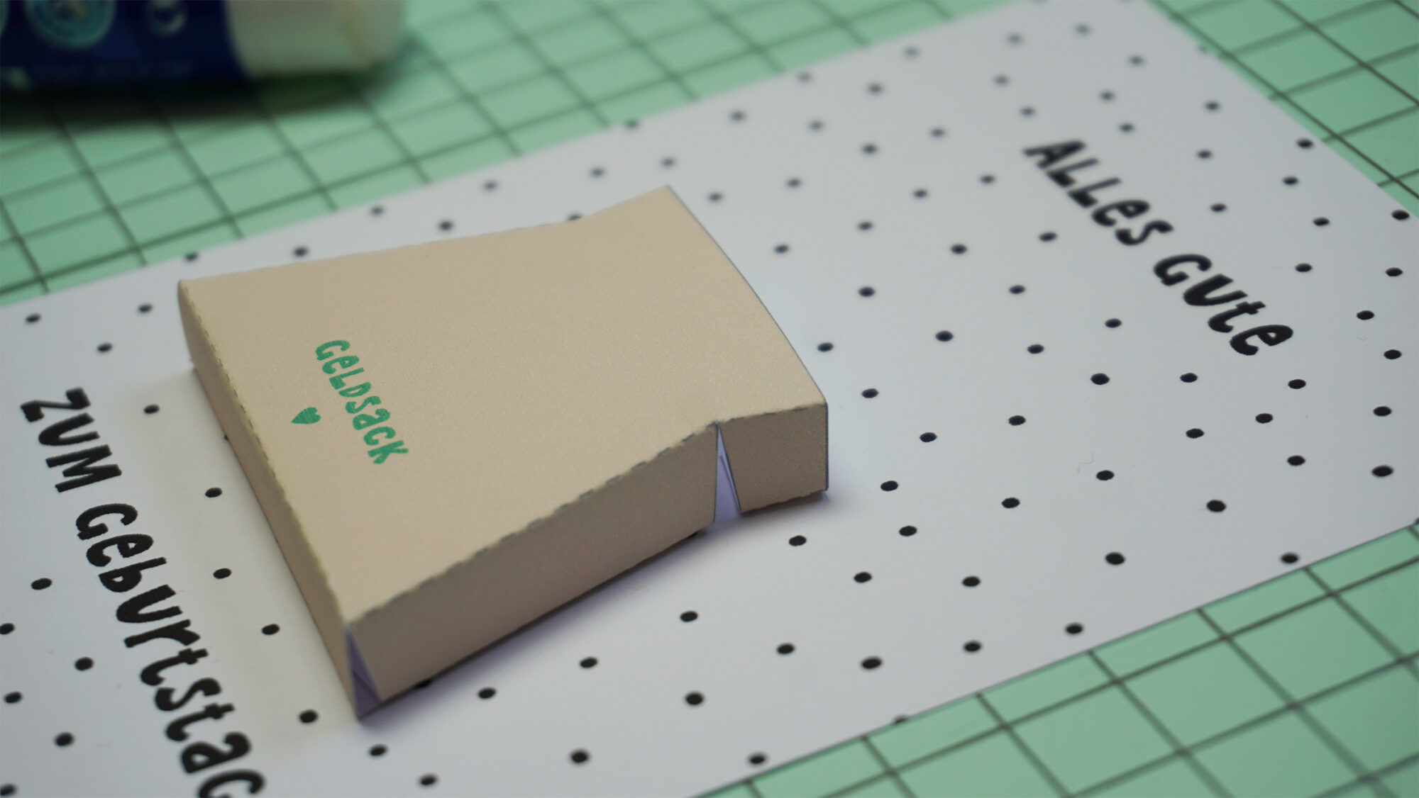 DIY Geldsack Geldgeschenk Karte