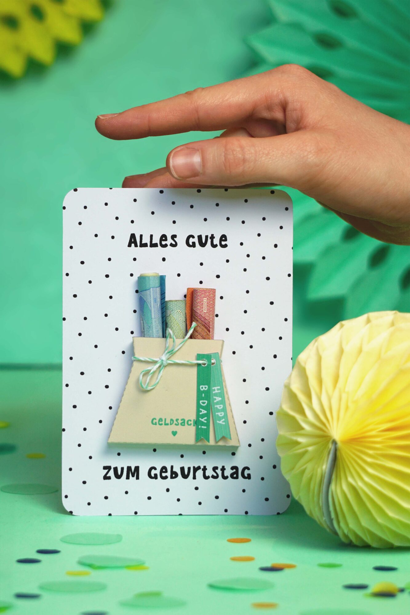 DIY Geldgeschenk Geldsack