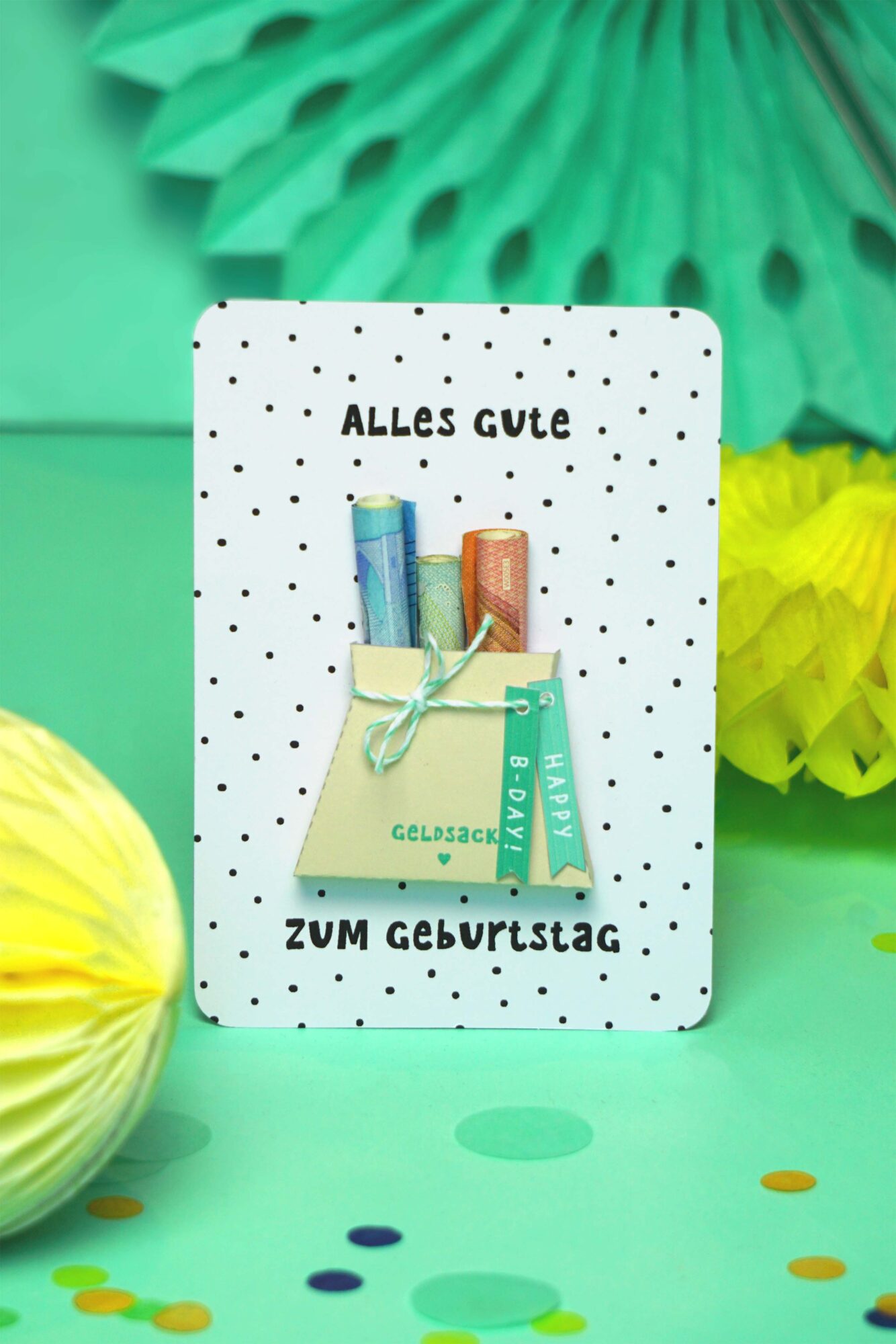 DIY Geldgeschenk Geldsack