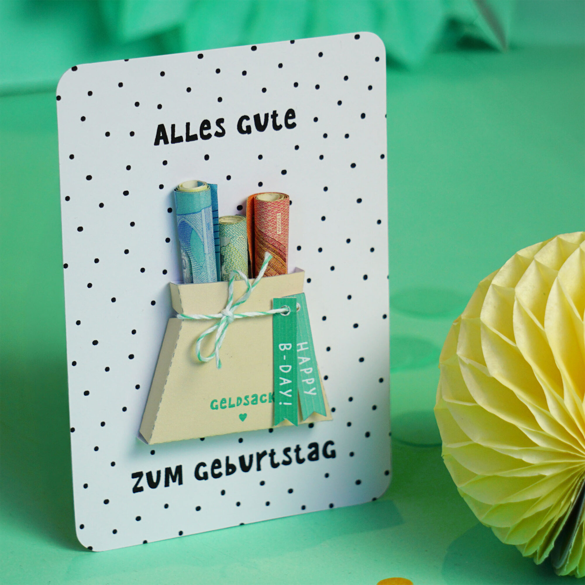 DIY Geldgeschenk Geldsack