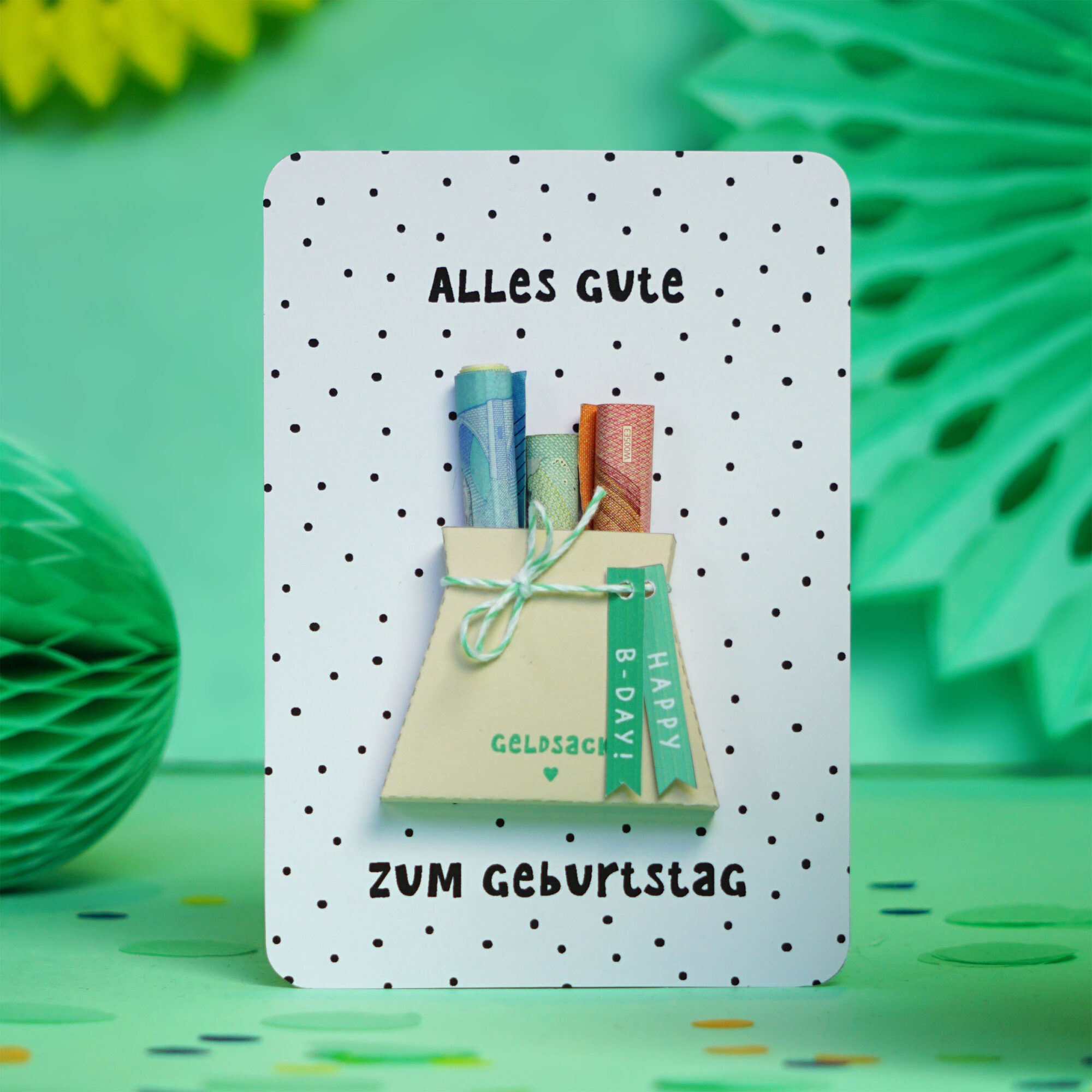 DIY Geldgeschenk Geldsack