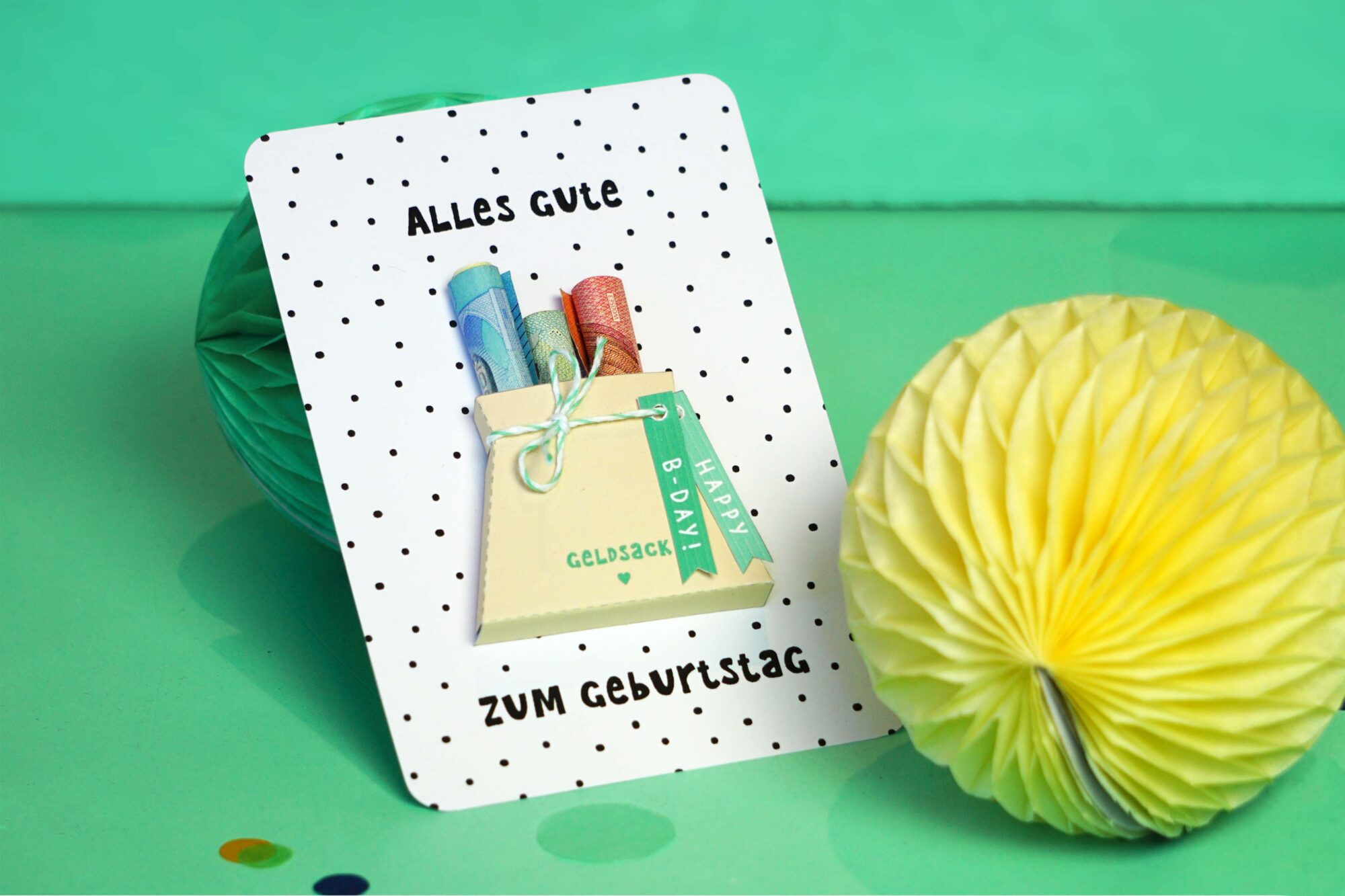 DIY Geldgeschenk Geldsack